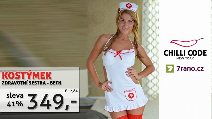 Aktuální akce - Sexy kostým - zdravotní sestra Beth se slevou 41%